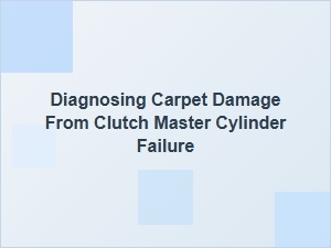 Signs of Clutch Fluid Damage on Carpets